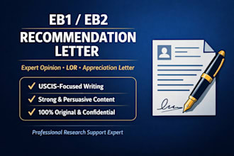 get eb1 eb2 niw lor letter, expert opinion letter, appreciation letters