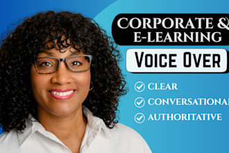 record a professional corporate elearning voice over
