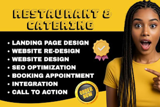 design food website catering website food truck website restaurant website