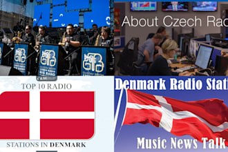 airplay and promote your music on czech and denmark radio