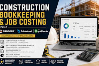 do construction bookkeeping job costing and wip reports in quickbooks