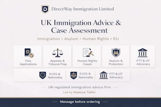 provide UK immigration advice, visa and court support