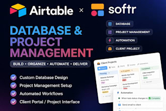 airtable CRM , softr expert, airtable interface, client portal, automations