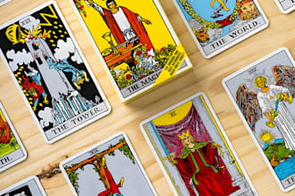 design custom tarot card game oracle card deck playing card game art card box