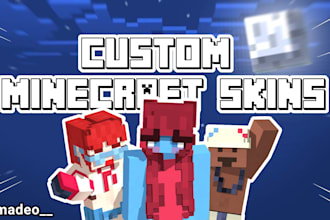 make a custom minecraft skin for you