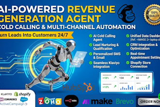 ai agent cold calls email telemarketing CRM shopify klaviyo airtable automation