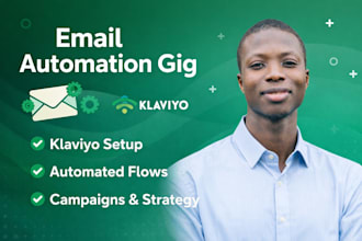 do email marketing automation mailchimp klaviyo flows setup