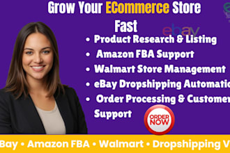 be ebay dropshipping auto virtual assistance part listing fba amazon walmart ds