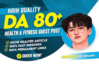 publish health and fitness guest posts with dofollow SEO backlinks