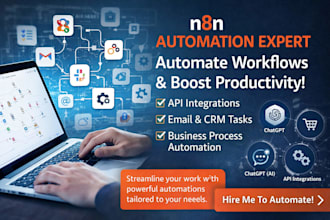 integrate and automate apps using n8n for workflows