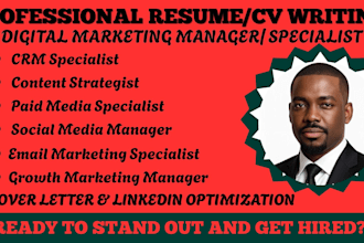 do ats optimized digital marketing resume that gets hired