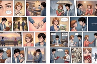 create comic book illustration comic page graphic novel nsfw anime manga art