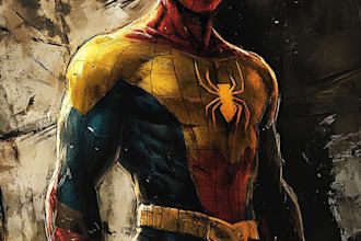 superhero character for comics
