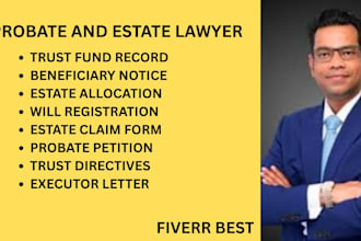 handle probate matters, trust arrangements, wills, and estate distribution cases