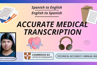 accurately transcribe medical and general audio or video