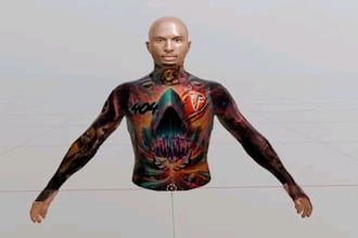 develop fivem custom ped , fivem clothing, custom tattoo, chain