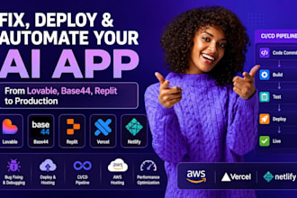 fix deploy lovable base44 replit app ci cd pipeline aws hosting vercel netlify