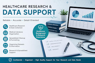 provide healthcare research and data support