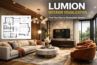 create a lumion interior visualization of your spec home floor plan and drawings