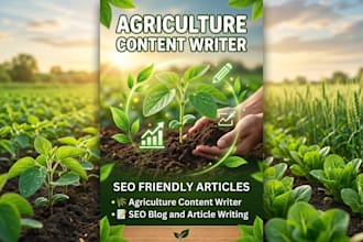 write SEO content for agriculture articles