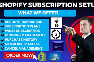 setup shopify subscription recurring payment and automation system