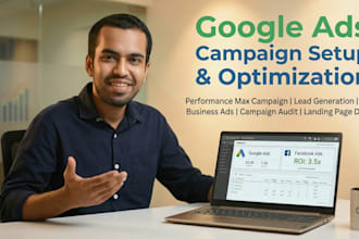 google ads PPC search performance max campaign, ads conversion tracking gtm ga4