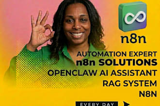setup openclaw ai assistant rag system and n8n