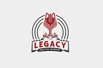 design food beverage company logo