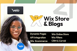 build your wix website with dynamic pages, online store, cms and members area