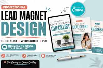 design a lead magnet checklist or workbook for coaches and course creators
