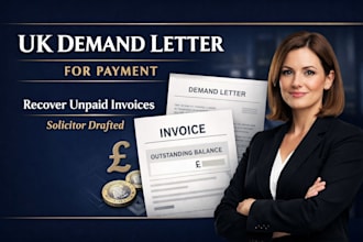 draft a strong UK demand letter for payment to recover your money