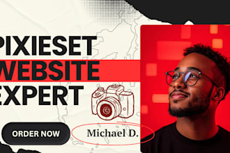 design pixieset website photography website design squarespace website design