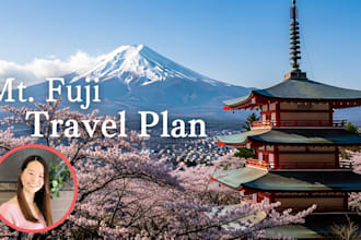 create a personalized mt fuji travel plan for your japan trip