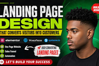 wix landing page design lead capture page systeme io sales funnel ghl website