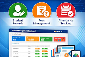 develop a customized student management system web portal