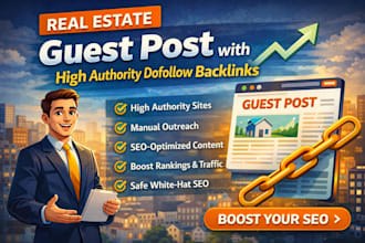 do real estate guest post dofollow backlinks