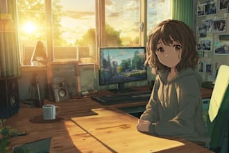 draw anime illustrations for cover, game, oc, content