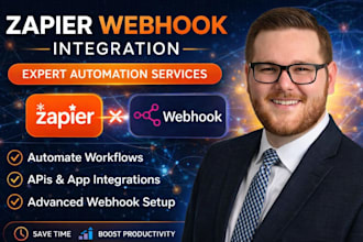 setup zapier zap webhook integration on crm, api integration zapier expert