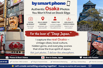 capture authentic osaka photos you cannot find easily