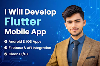 develop flutter app for android and ios