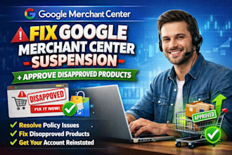 fix google merchant center misrepresentation and approve disapproved products