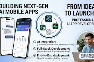 build rork ai app, react native app, supabase backend and deploy your app