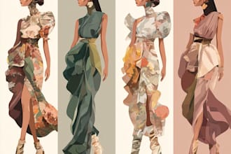 create unique fashionable professional branding