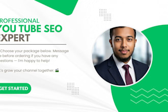youtube SEO, keyword research, video optimization and channel audit to grow your