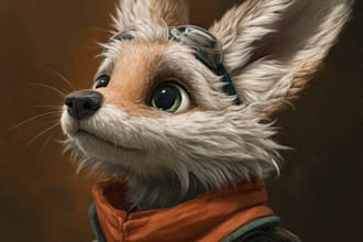 draw your fursona oc or furry art for you