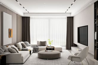 do realistic interior and exterior 3d rendering