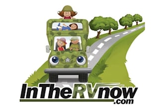 design wonderful year long rv trip logo