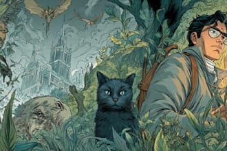 do book cover design comic book illustration comic cover