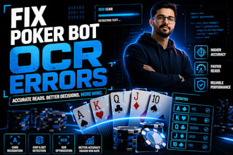 fix poker bot ocr errors and improve accuracy
