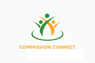 design non profit organization logo with 10 hours